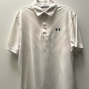 Men’s Under Armor White Polo